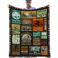 thumbnail image 1 of Dirt Bike Blanket for Boys, Kids, Teens, Gifts for Bicycle Enthusiasts Men Bike Lovers Gift, Soft Bicycle Cycling Blanket for Couch Bed Sofa (”) Bike, 1 of 7