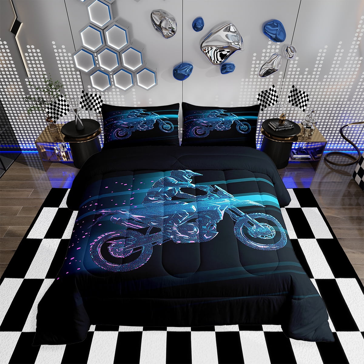 Motocross Bedding Set