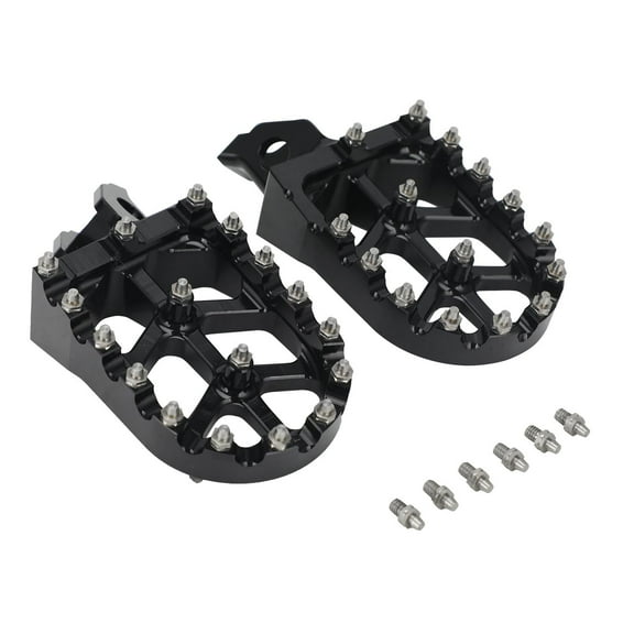 Dirt Bike Foot Pegs CNC Pedals For DR650SE DR650 1996-2024 RM85 K2 K3 K4 K5 K6 2002-2006 DRZ125L 2012-2024 Motorcycle