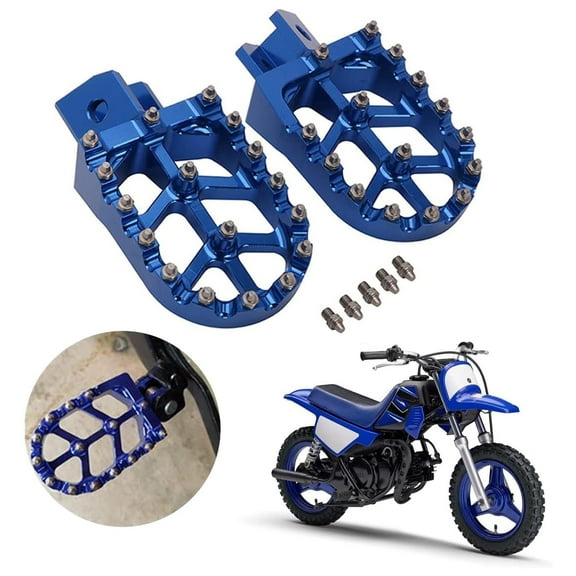 Dirt Bike Foot Pegs Footpeg Pedals FootRest CNC for Yamaha PW50 1981-2023 PW80 1983-2006 Motorcycle