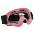 thumbnail image 1 of Dirt Bike Goggles, Impact Resistance Lightweight Kids Ski Goggles Windproof Foam Cushion Professional  For Outdoor Cycling For ATV For Ski Red,Green,Black,Pink, 1 of 8