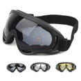 thumbnail image 1 of Dirt Bike Goggles Padded Soft Foam Tinted ATV/Snowmobile Large Clear/Dark/Yellow, 1 of 5