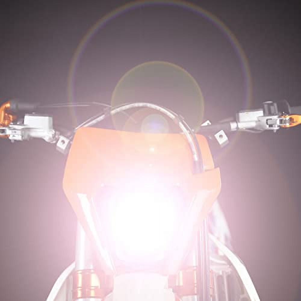 Dirt Bike Headlight Led，66W 3000lm Universal Motorcycle LED Headlight