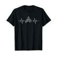 thumbnail image 1 of Dirt Bike Heartbeat - Funny Dirtbike Gifts Motocross Outfit T-Shirt Black Tee, 1 of 7