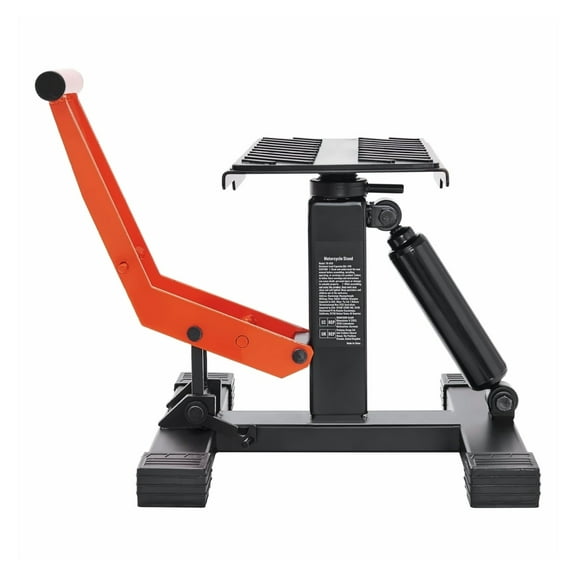 Dirt Bike Lift Stand, Motorcycle Jack 440lbs Hydraulic Lift, Adjustable Height 10-18 inch, for Dirt Pit Bike Repair & Maintenance - Garage Accessories