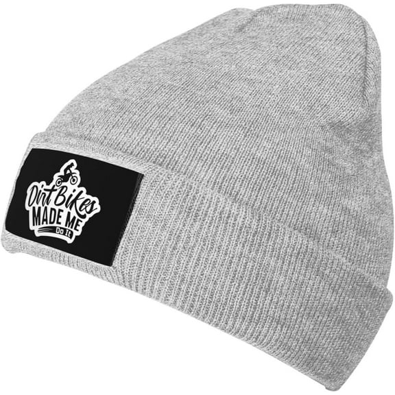 Dirt Bike Matter Winter Beanie Hat Men WomenBlack Knit Slouchy Beanies Skull Warm Cap