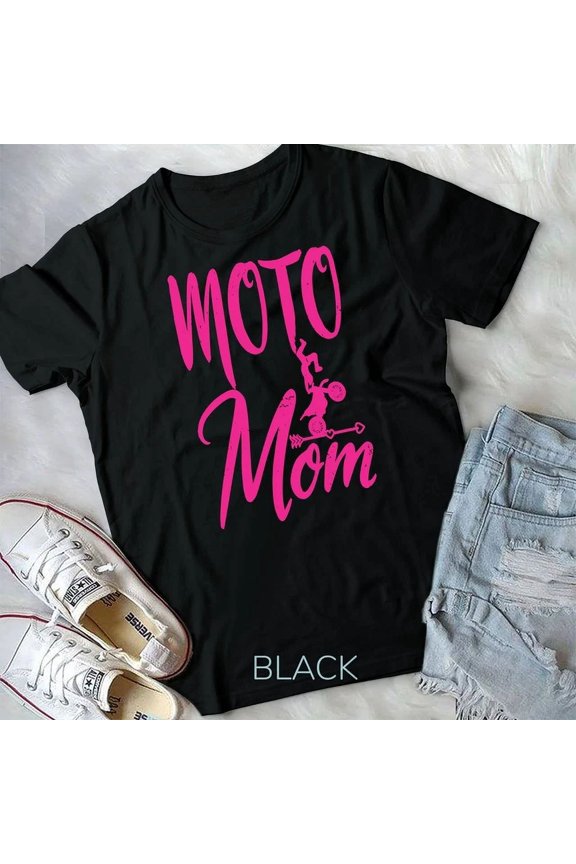Dirt Bike Mother Motocross Mum Racing Biker Mothers Moto Mom Unisex T-Shirt Unisex S-5XL Hot Trending Shirt, not genuine