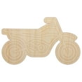 thumbnail image 1 of Dirt Bike Off-road Motorcycle Vehicle Wood Shape Unfinished Piece Cutout Craft DIY Projects - 6.25 Inch Size - 1/8 Inch Thick, 1 of 7