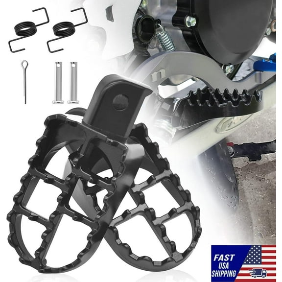 Dirt Bike Pedals Fat Foot Pegs for Yamaha PW50 PW80 TW200 Honda XR/CRF 50/70