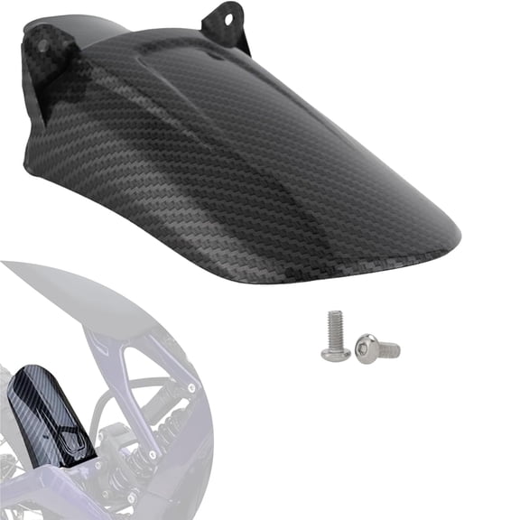 Dirt Bike Rear Wheel Fender Imitation Carbon Fiber Shock Mudguard Mud Guard for Surron Light Bee S X Motorcycle Plastic Parts