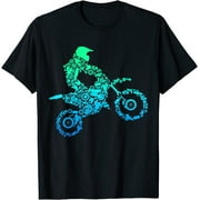 Dirt Bike Rider Motocross Enduro Dirt Biking Gift T-Shirt Black Tee