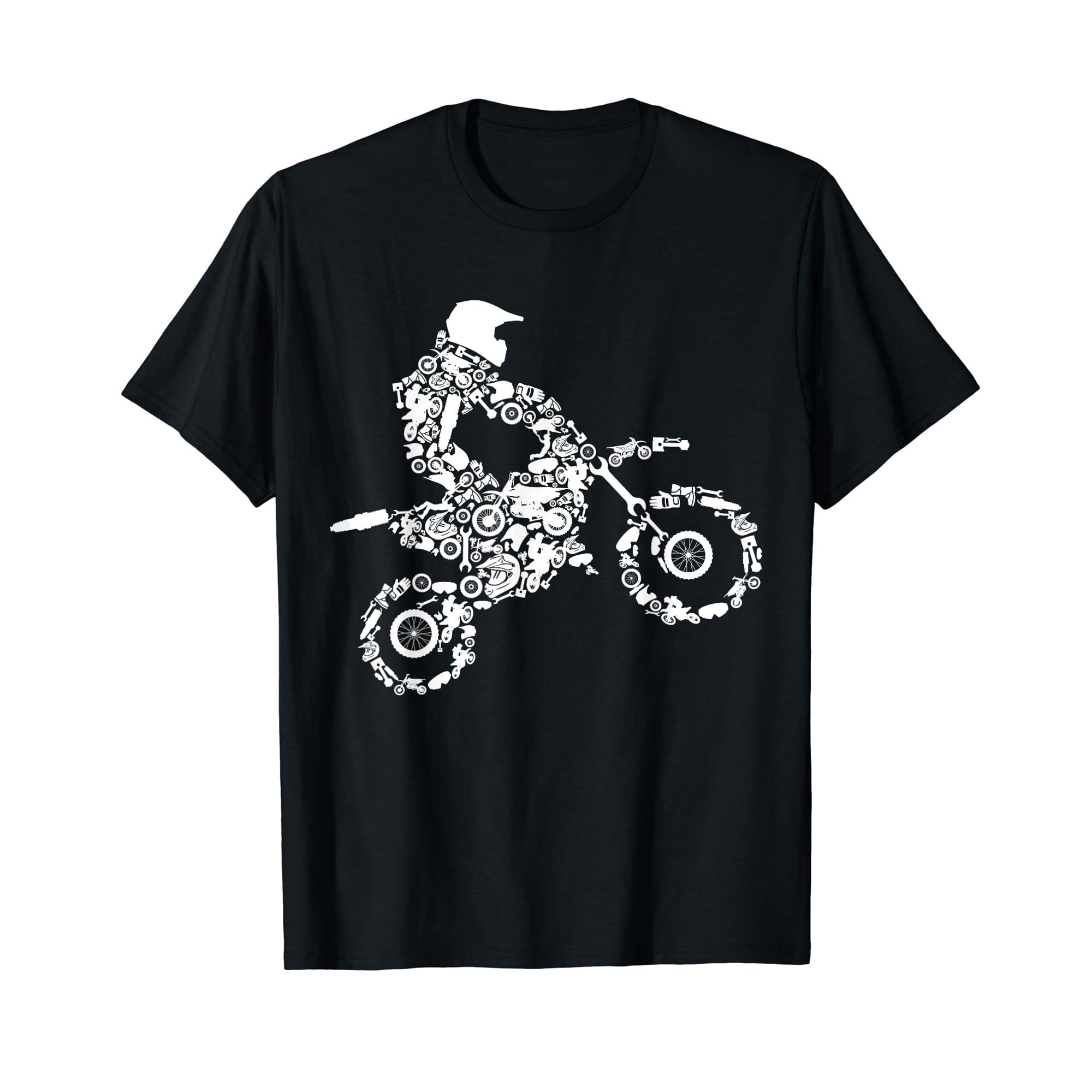 Dirt Bike Rider Motocross Enduro Dirt Biking Gift T-Shirt Black Tee ...