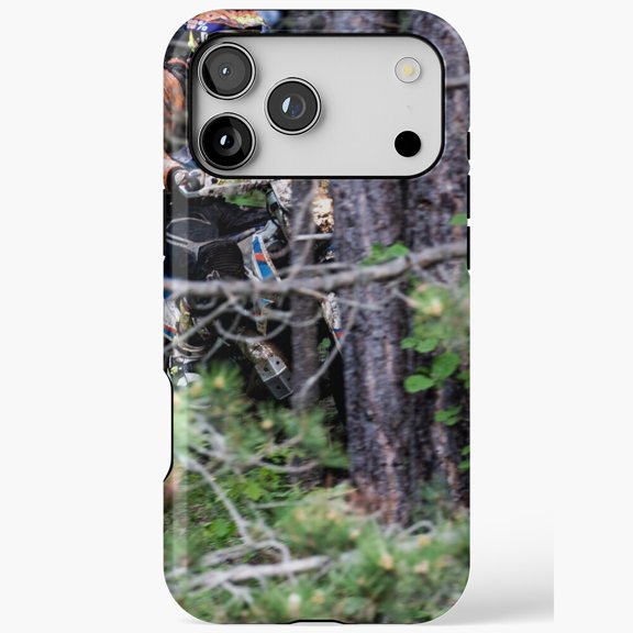 Dirt Bike Rider Off Road Adventure Forest Action for iPhone Case 11 to 17 Pro Max