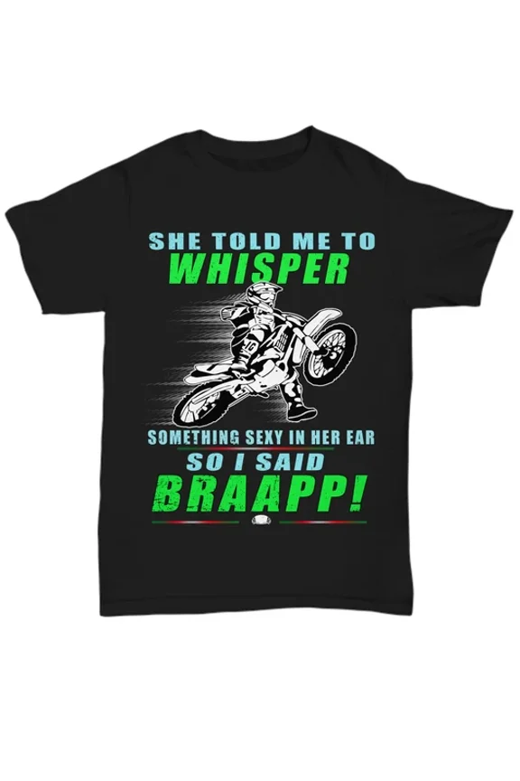 Dirt Bike Rider T-Shirt For Men Funny Biker Tee Gifts Motocross Motorcycle Racer Unisex S-5XL Hot Trending Shirt Birthday Gift