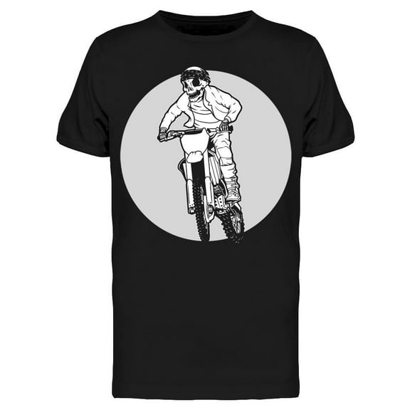 Dirt Bike Rider T-Shirt Men -Image by Shutterstock, Male Large