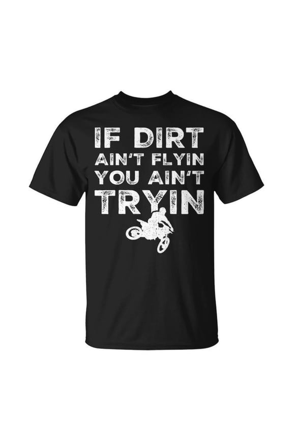 Dirt Bike Riding MX Motocross Rider Tee Unisex Adult Cotton T-Shirt with Supercross Graphic Comfortable Casual Gift for Off-Road and Motorcycle Racing Fans, Size 3XL, Color Black