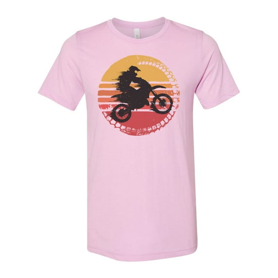 Dirt Bike Shirt, Motocross Shirt, Dirt Bike Sun, Motorcycle Shirt, Gift For Him, Dirt Bike Rider, Motocross Gift, Unisex Fit, Gift For Her, Lilac, SMALL
