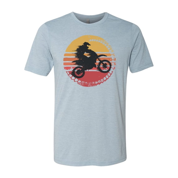 Dirt Bike Shirt, Motocross Shirt, Dirt Bike Sun, Motorcycle Shirt, Gift For Him, Dirt Bike Rider, Motocross Gift, Unisex Fit, Gift For Her, Stonewash Denim, SMALL