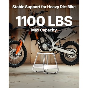 Dirt Bike Stand, 1100 lbs Load Capacity Dirtbike Pit Stand, Universal Non-Slip Off-Road Steel Heavy Duty Dirtbike Maintenance Lift, Moto Box Stand for Motorcycle & Powersports Maintainence