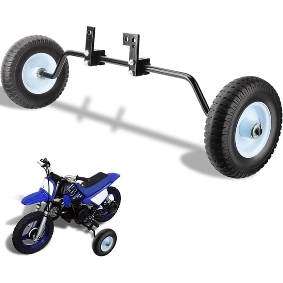 Dirt Bike Training Wheels, Adjustable Height kid training wheels,Compatible with razor MX350 MX125 MX400 honda CRF50 XR50 Z50 Z50R yamaha PW50 TTR50 etc most 50CC 49cc Dirt Bike 1 Set