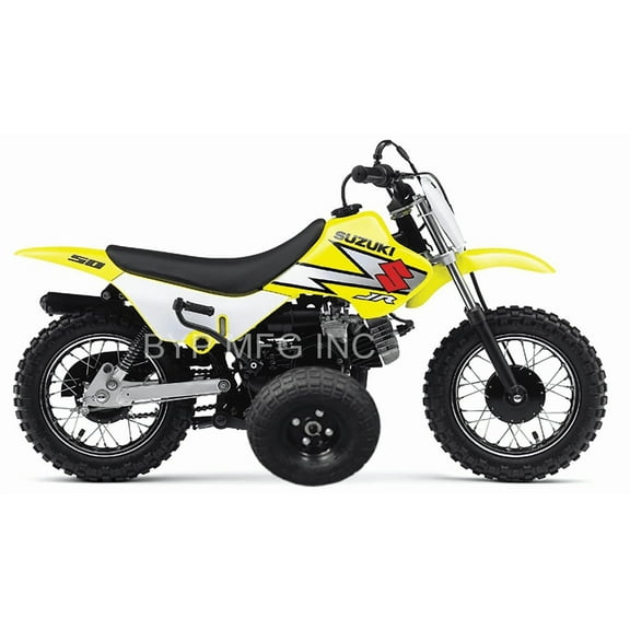 Dirt Bike Training Wheels - fits Suzuki DRZ110 DRZ 110 - Fast & Easy Assembly - Bike not Included