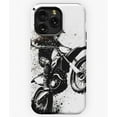 thumbnail image 1 of Dirt Bike Wheelie Black Splash G4180 Phone Case for iPhone17 16 15 14 13 12 11 Pro Max, 1 of 2