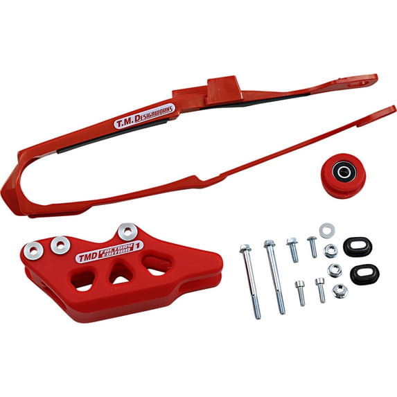 Dirt Cross Multi-Purpose Chain Slide-N-Guide Kit FE1 Guide - Red