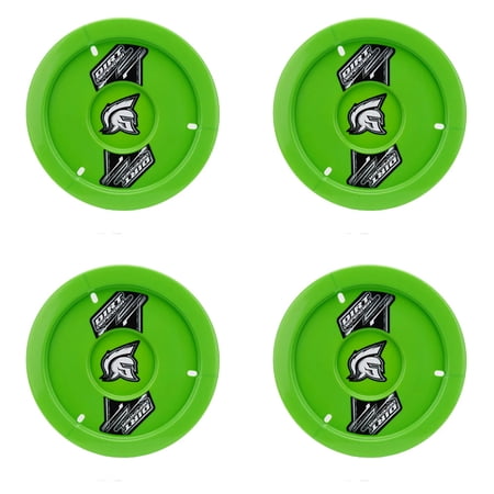 Dirt Defender 15 x 8 Gen II Solid Wheel Covers Mud Covers Neon Green 4 Pack