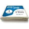 thumbnail image 1 of Dirt Defense 4’ x 20’ All Purpose Canvas Tarp Drop Cloth Furniture Cover Art Supplies, 1 of 7