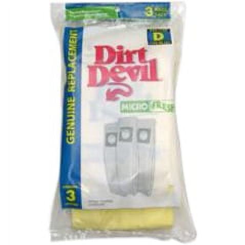Dirt Devil Type D Microfresh Vacuum Bags (3-Pack), 3670075001