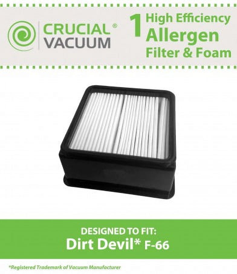 Dirt Devil F66 Filter & Foam, Part 304708001