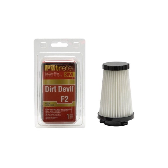Compatible with Dirt Devil Hand Vac & Stick Vac, Dynamite Style F-2 Hepa Filter Part # 65802A-4