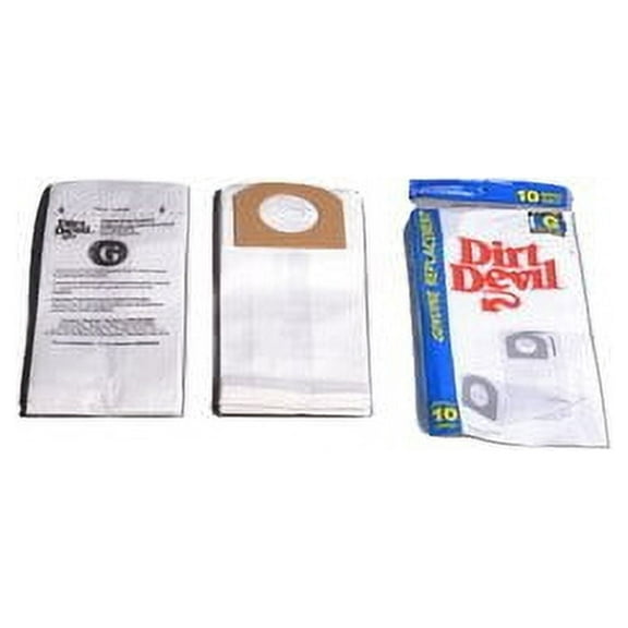 Dirt Devil Hand Vacuum Bags Type G 10 Pk Genuine Part - 3010348001