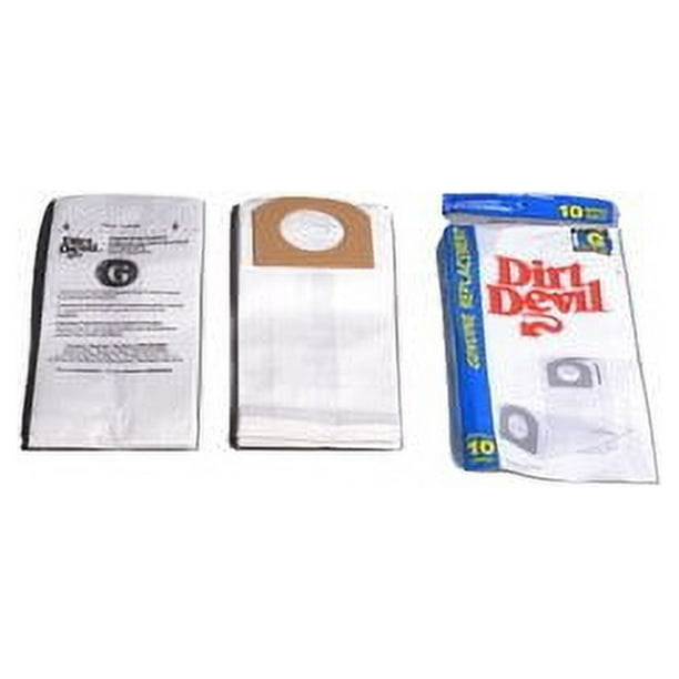 Dirt Devil Hand Vacuum Bags Type G 10 Pk Genuine Part 3010348001