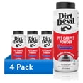 thumbnail image 1 of (4 pack) Dirt Devil Pet Room Refresher Carpet Powder, Tropical Wind Scent, for Carpet and Upholstery, Vacuum Safe, Pet Odor Eliminator, AD31211, 32 oz., 1 of 7