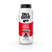 Dirt Devil Carpet Powder, Eucalyptus Scent, For use on Carpet and Upholstery, Vacuum safe, Eliminates Odors, AD31214, 32 oz.