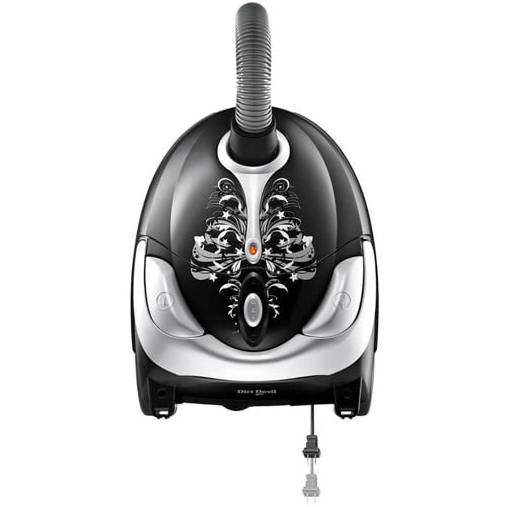 Dirt Devil Tattoo Black Ivy Bagged Canister Vacuum, SD30040BI