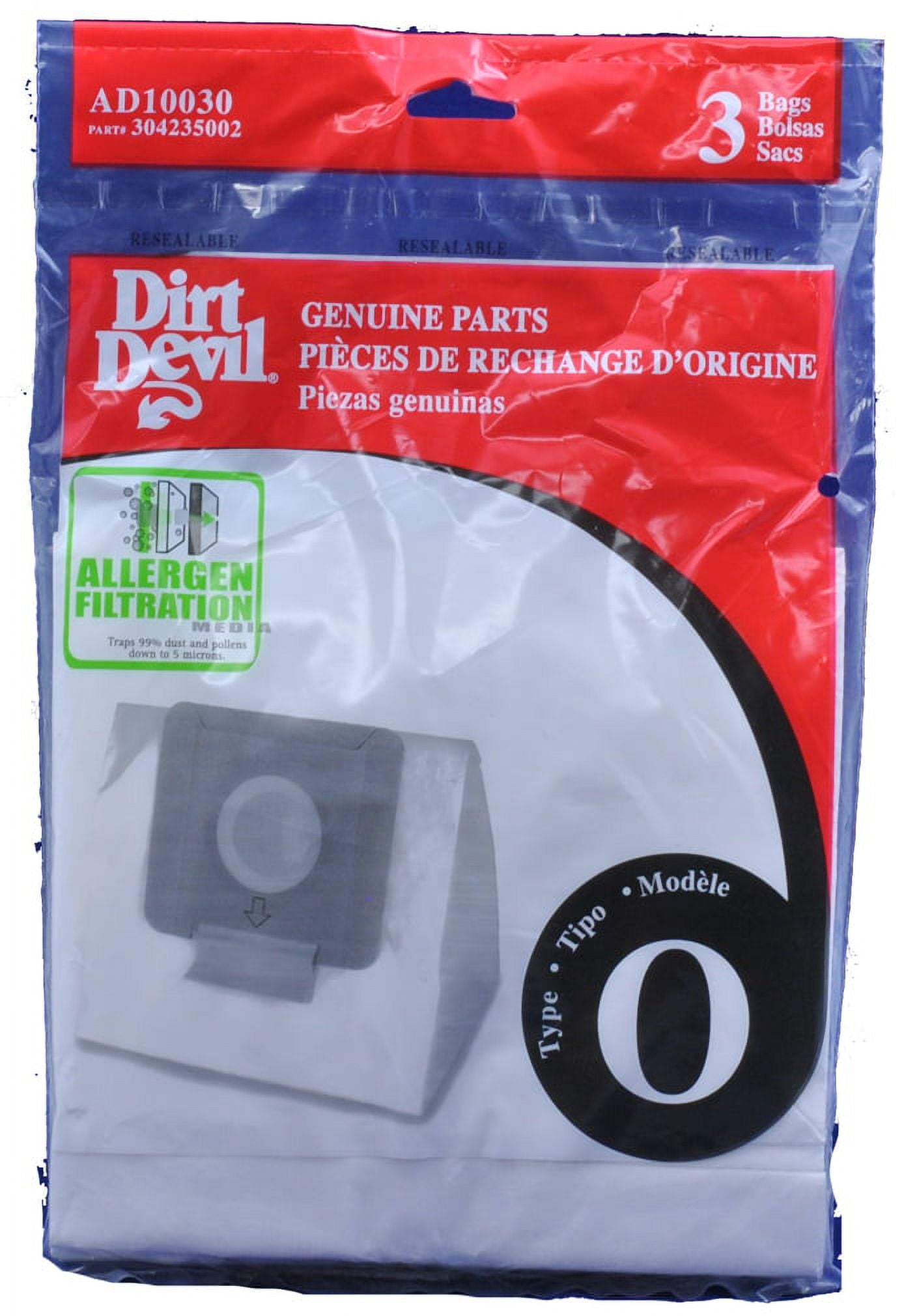 Dirt Devil Type O Vacuum Cleaner Bags