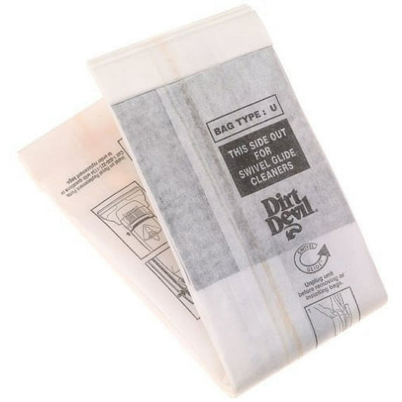 Dirt Devil Type U 6-Pack Vacuum Bags - 3920047001