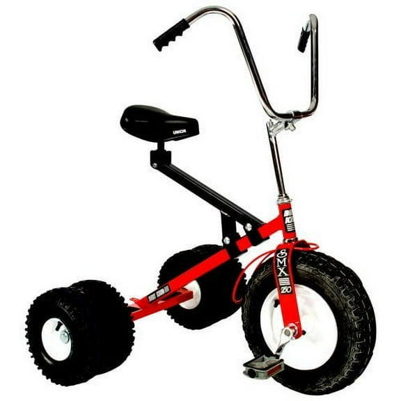 Dirt King DK-252B-R Big Kid Dually Tricycle- Red
