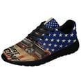 thumbnail image 1 of Dirt Late Model American flag Shoes Sneakers Black Size 5, 1 of 7
