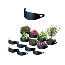 Dirt Locker Planter Kit—Raised Bed Terracing System for Curved Slopes 25-45 Degrees—DIY Erosion Control & Water Retention Planters—Weatherproof & Eco-Friendly