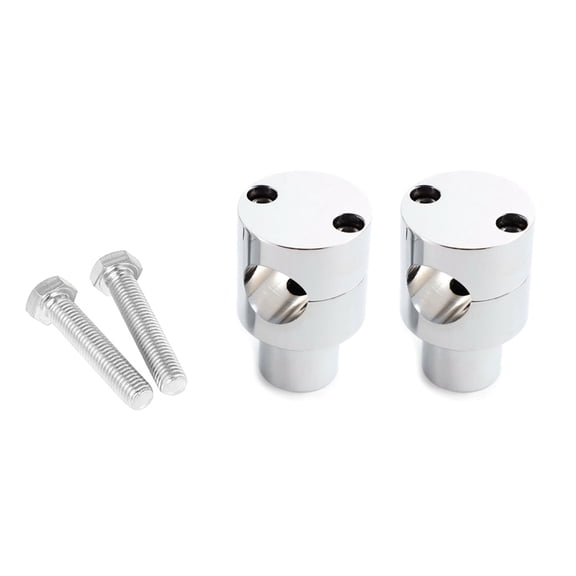 Dirt Pit Bike Motorcycle Handlebar Risers Aluminum Adjustable Adapter Mount Clamps Accessories, for 22mm/25mm Handlebars