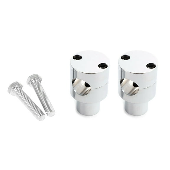 Dirt Pit Bike Motorcycle Handlebar Risers Clamp Set Aluminum Fits 22mm/25mm Handlebars Fit for Enhancing Riding Postures