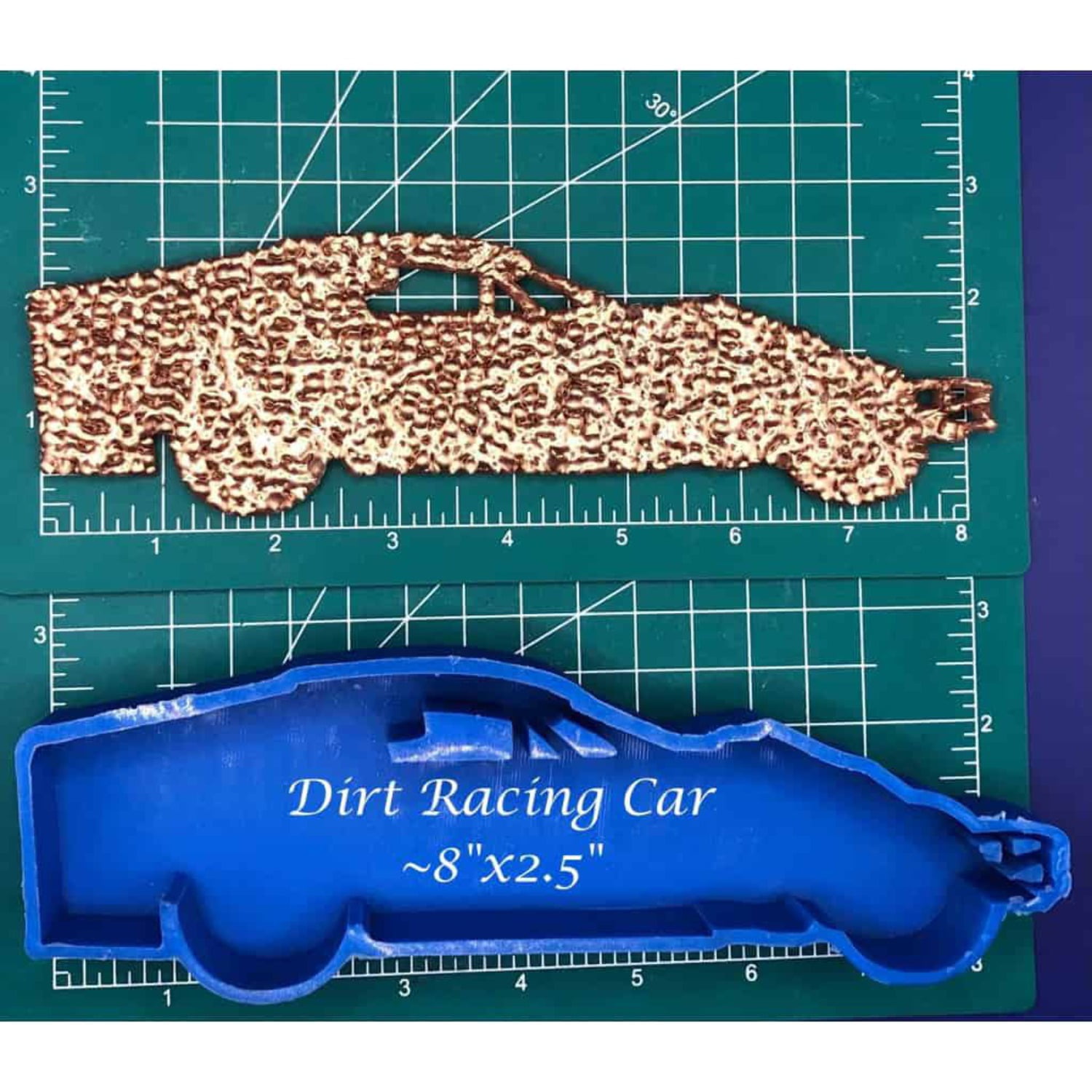 Dirt Racing Car - Large - Silicone Freshie Mold