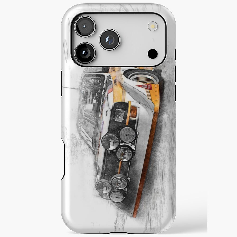 Dirt Rally Racing Car Drawing iPhone Case 17 through 11 Pro Max ...