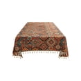 thumbnail image 1 of Dirt-Resistant Bohemian Ethnic Print Tablecloth with Fringe, Large Dining Table Cover for Parties and Events, Decorative Throw for Living Room and Festive Home Celebrations, 1 of 6