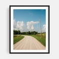 thumbnail image 1 of Dirt Road, Illinois 02 - Illinois Photography Rural Landscape Scenic Nature Farmhouse Rustic Summer Black Framed Wall Art Print 9 x 12 inches, 1 of 4