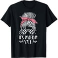 thumbnail image 1 of Dirt Track Go Kart Racing Race Mom Girlfriend Girl Grandma T-Shirt Black Medium, 1 of 4