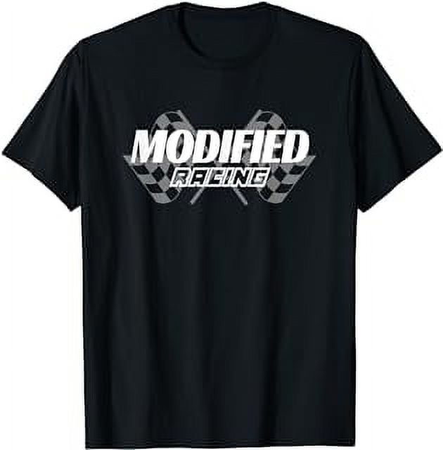 Dirt Track Racing Apparel Checker Flag Modified Racing TShirt